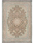 3x5 Oriental Brown Persian Style Hand Knotted Wool Area Rug